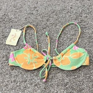 Aurelle Kiva Green Bikini Top